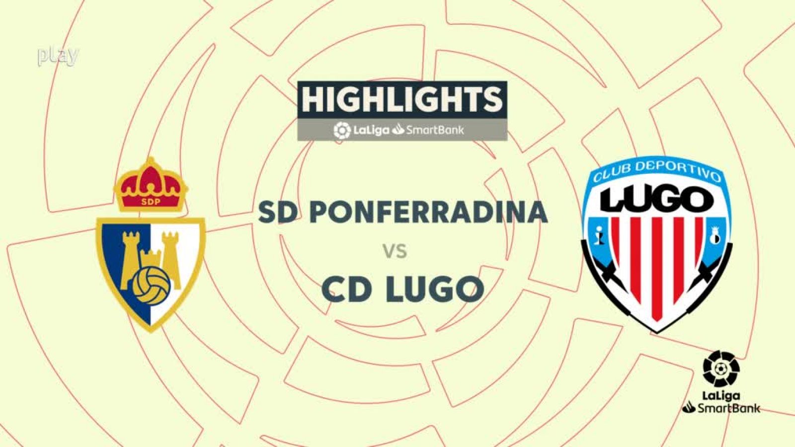 Ponferradina-Lugo: resumen del partido, 20ª jornada. Ver en RTVE Play