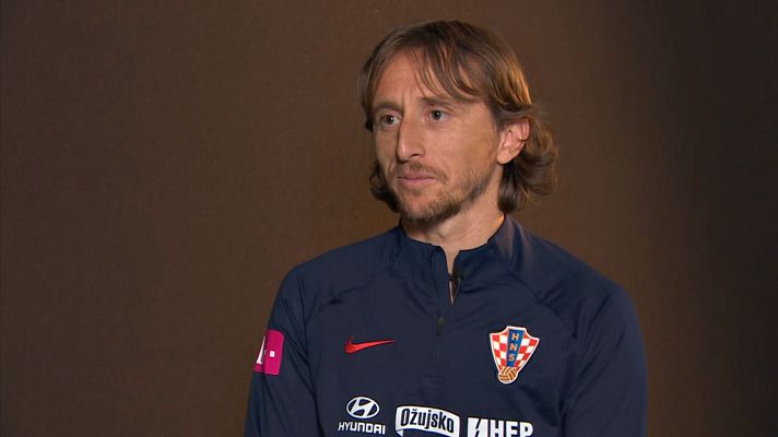 Telediario Fin de Semana - Mundial de Qatar -  Luka Modric, a TVE: "Es increíble lo que está haciendo esta selección"