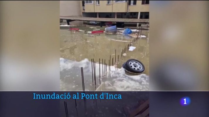 Informatiu Balear - Inundació al Pont d'Inca