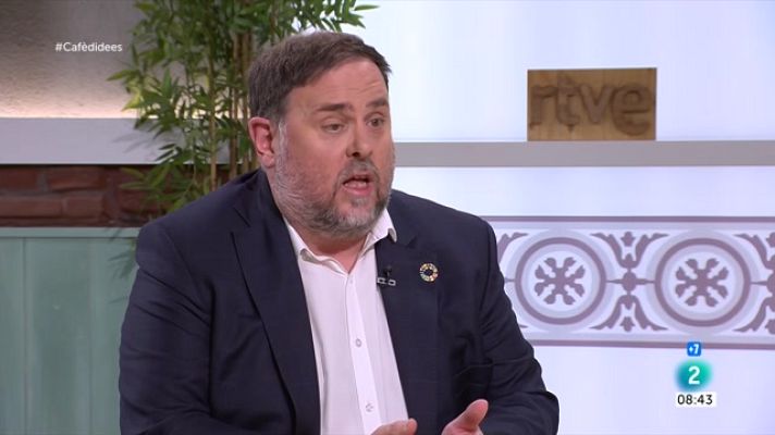 Cafè d'idees - Oriol Junqueras: "El PSC camina ara en la direcció adequada"