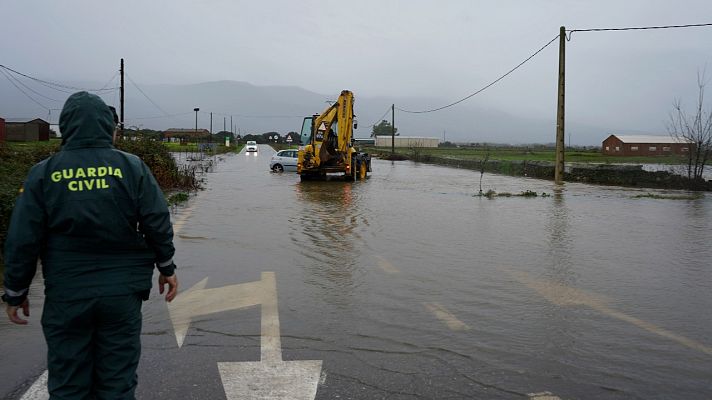  - Cortada la carretera entre Cáceres y Badajoz por las intensas lluvias