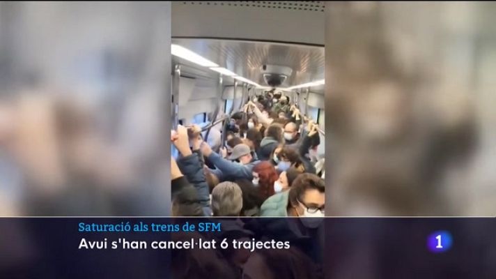 Informatiu Balear - Saturació als trens