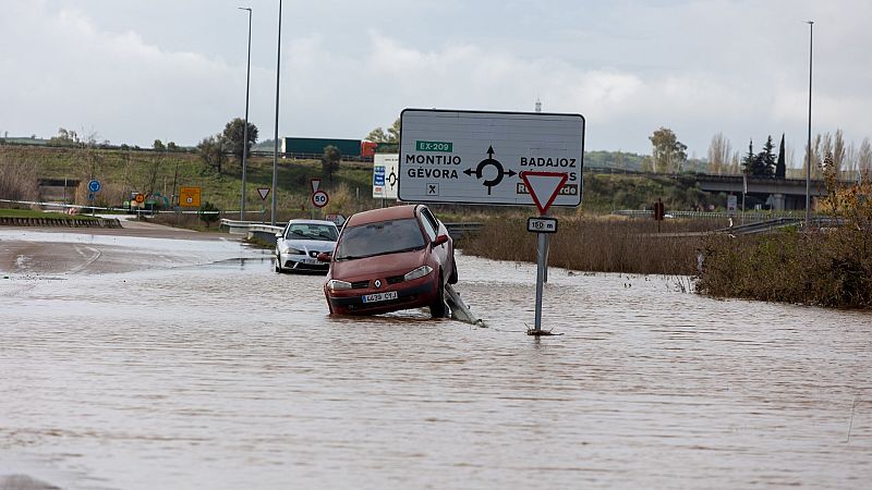Extremadura sufre las peores consecuencias de la borrasca Efraín