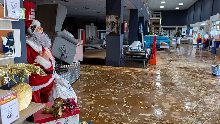 La hora de La 1 - El temporal inunda Extremadura