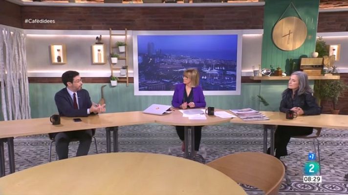 Cafè d'idees - Xavier Trias, Joan Carles Gallego i Juan Diego Botto