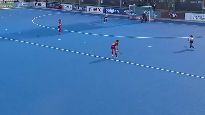 Hockey hierba y sala - Copa Naciones Femenina, 1ª Semifinal: España - Japón