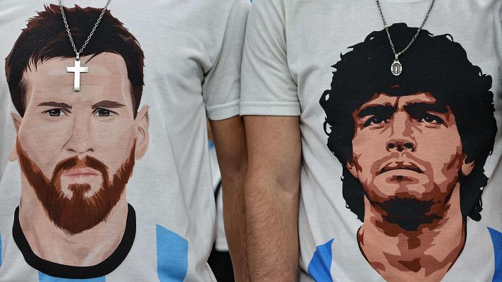 Telediario 1 - De Maradona 1986 a Messi 2022: Argentina persigue el sueño de todo un país