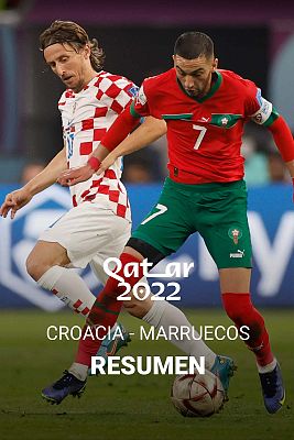 Resúmenes Copa Mundial de la FIFA Catar 2022 - Croacia - Marruecos: resumen y goles
