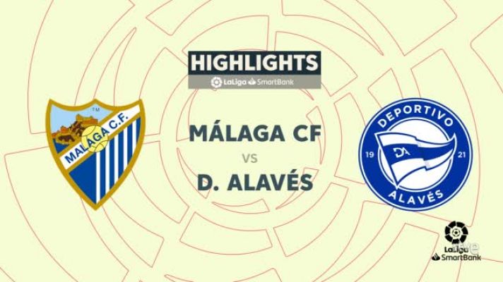 Resúmenes de LaLiga - Málaga-Alavés: resumen del partido, 21ª jornada 