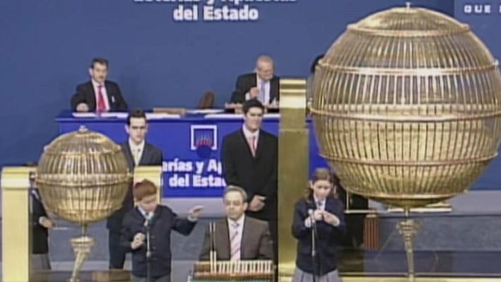 Telediario 1 - Los únicos números de la Lotería de Navidad premiados dos veces