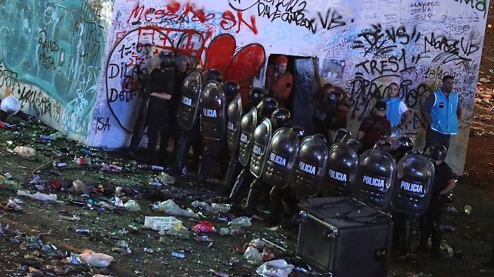 Telediario Matinal - Graves disturbios en Buenos Aires tras la celebración por la Copa del Mundo