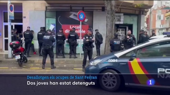Informatiu Balear - Desallotgen els ocupes de Sant Ferran