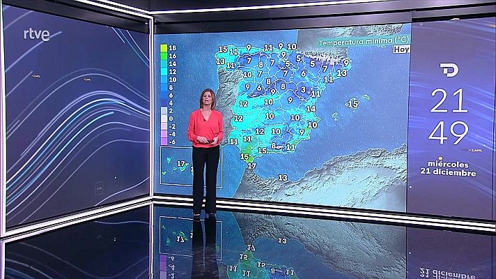 El tiempo - Temperaturas máximas en aumento en los litorales mediterráneos, valle del Ebro y Cantábrico oriental, en descenso en Pirineos e interior del cuadrante sureste