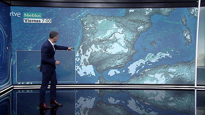El tiempo - Rachas de viento fuerte en el norte de Galicia