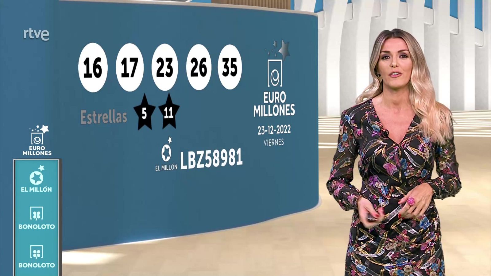 Sorteo de la Bonoloto y Euromillones del 23/12/2022 - ver ahora