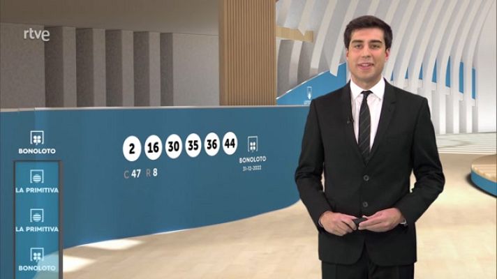 Loterías - Sorteo de la Bonoloto y Primitiva del 31/12/2022