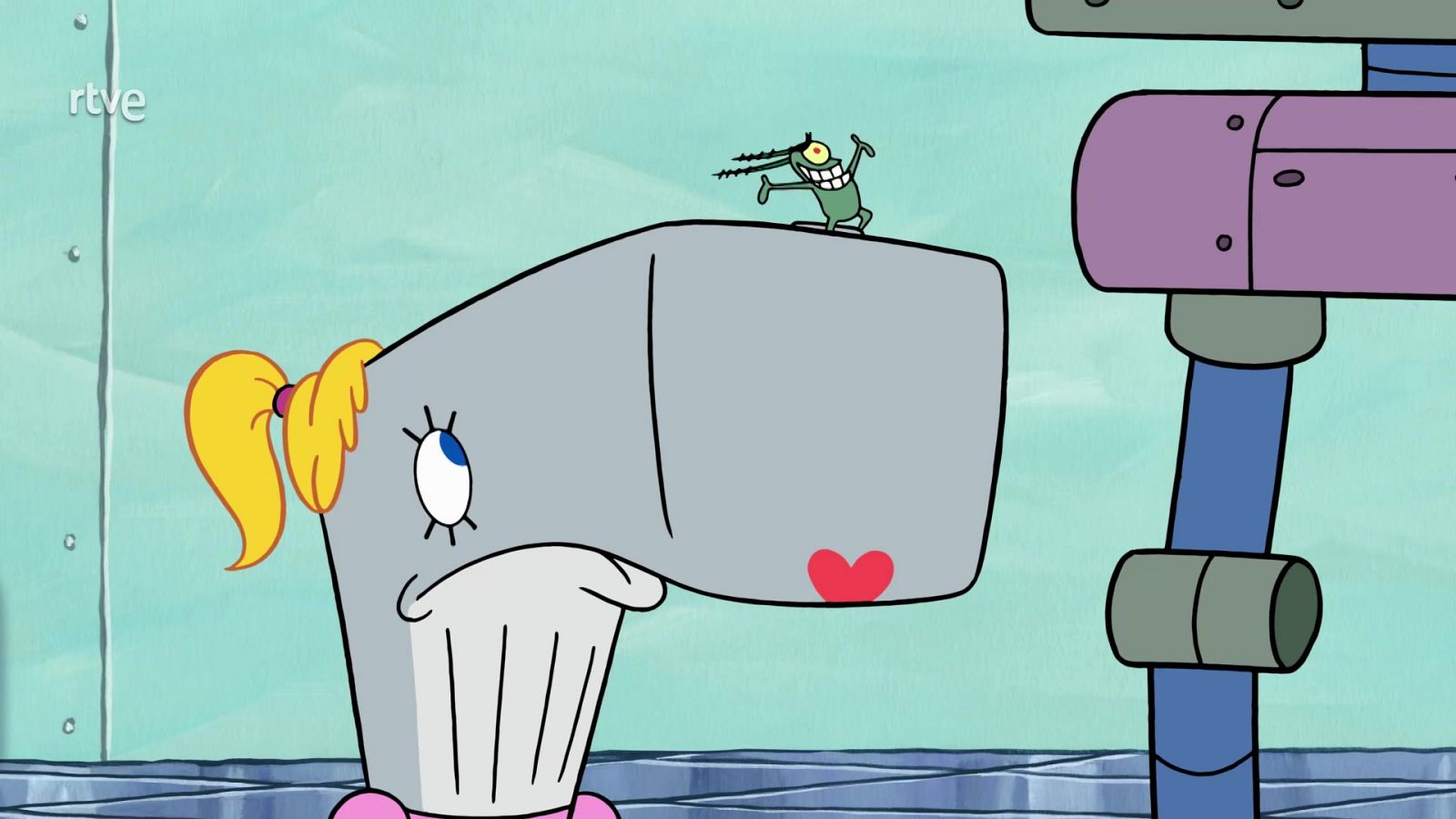 La becaria de plancton - Bob Esponja | Ver