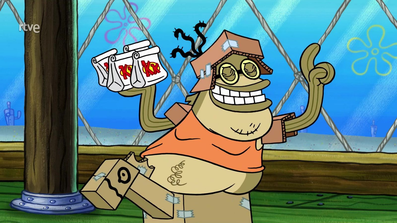 La cuenta pendiente de Lubina burbujas - Bob Esponja | Ver