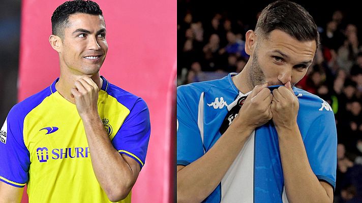 Telediario 1 - Cristiano y Lucas Pérez: dos mundos opuestos en el fútbol