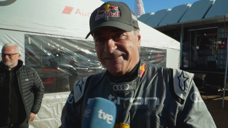 Carlos Sainz a TVE: "Nos hemos acercado a la tercera posición. El rally todavía es largo"