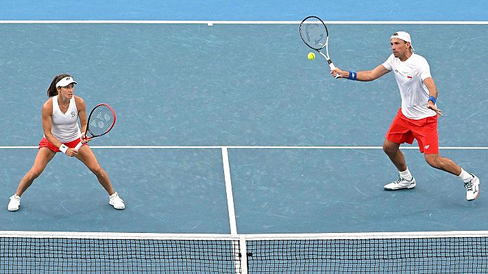 Tenis - United Cup. Final Four 1ª Semi. dobles mixtos: Rosolska/Kubo