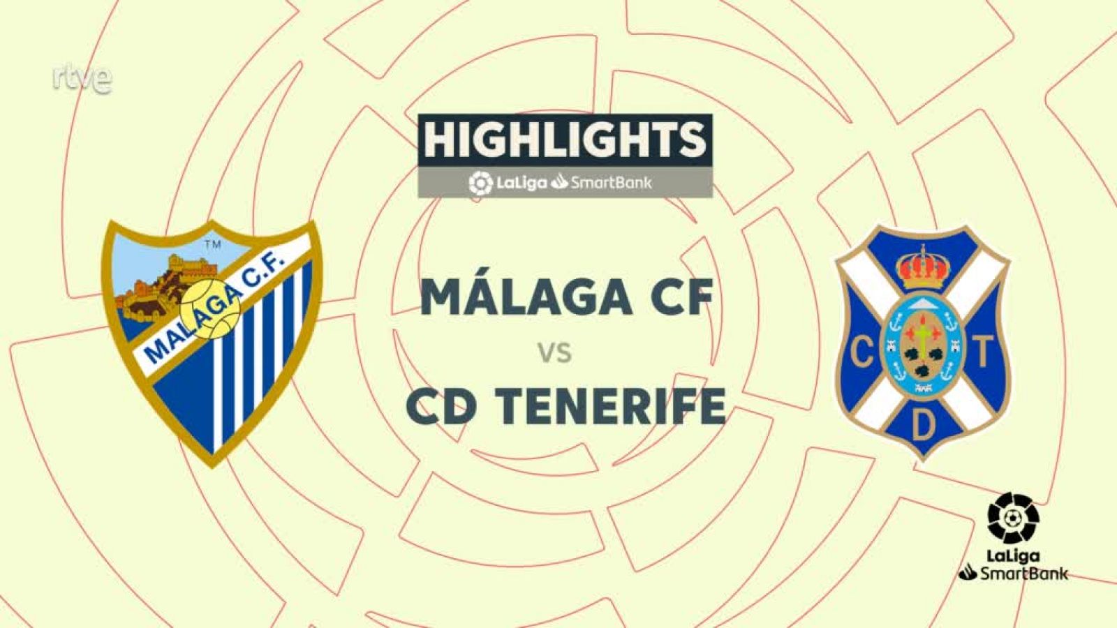 Málaga-Tenerife: resumen del partido, 22ª jornada. Ver en RTVE Play