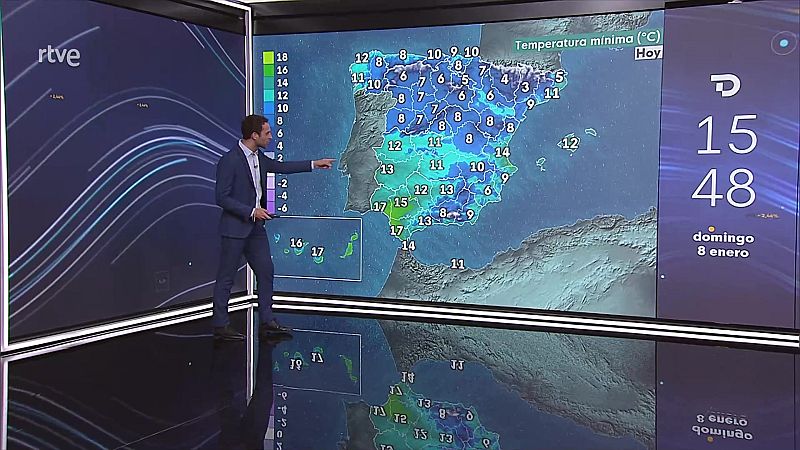 Precipitaciones localmente fuertes o persistentes en la mitad suroeste de Galicia y oeste del sistema Central - ver ahora