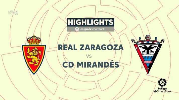 Resúmenes de LaLiga - Zaragoza-Mirandés: resumen del partido de la 22ª jornada de 