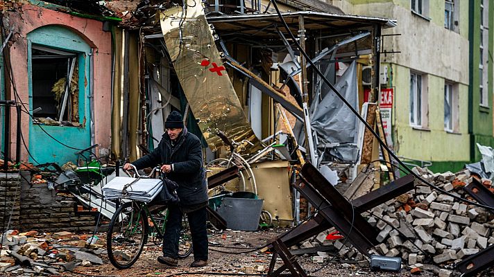 Telediario 1 - Bajmut: el objetivo del Ejército ruso para controlar las minas de sal y la región del Donbás