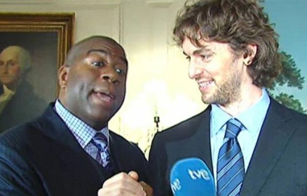 Baloncesto en RTVE - 'Magic' es fan de Gasol