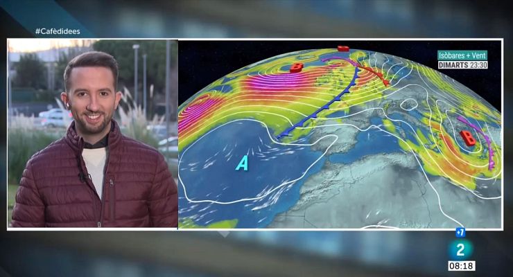 El temps - Dimarts amb fred matinal, força sol i núvols prims