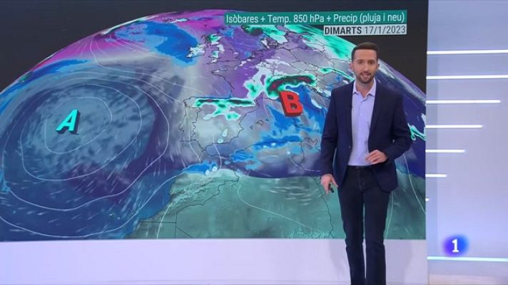 El temps - Dimecres arribarà un front esquifit i el vent s'enfortirà