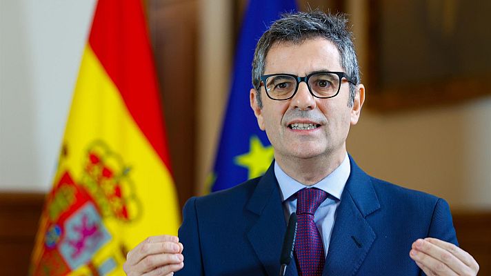 La hora de La 1 - Bolaños ve "lógico" que los condenados del 'procés' pidan su absolución: "Procede que el Supremo revise la inhabilitación"