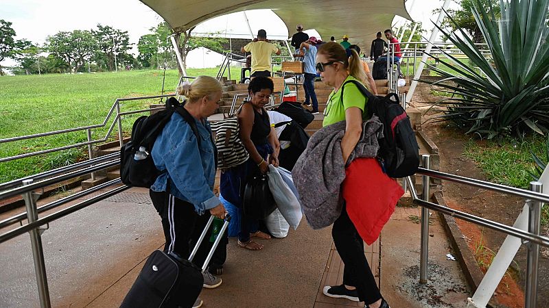 Los campamentos bolsonaristas, vacíos después de que el Supremo ordenara su desmantelamiento