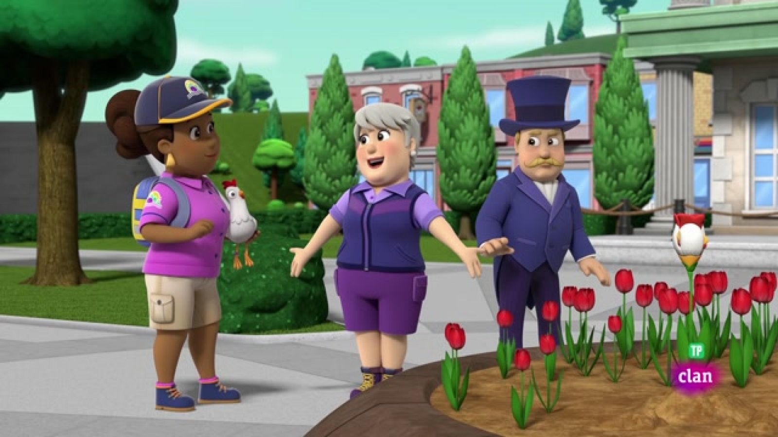 La patrulla salva un tulipán gallina - La patrulla canina | Ver