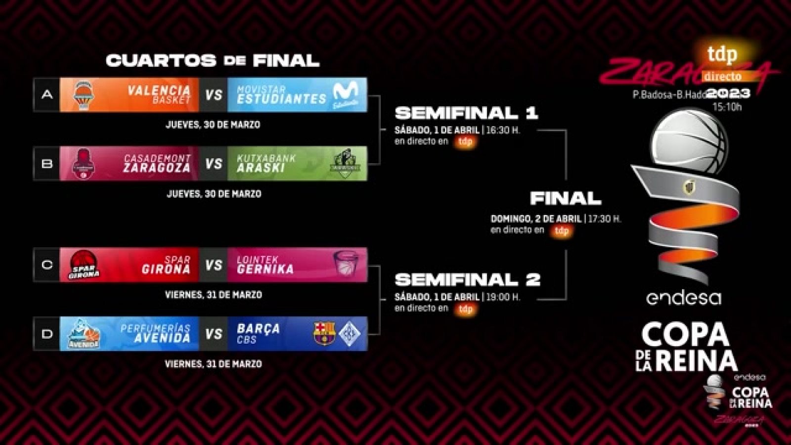 Baloncesto - Sorteo Copa de la Reina - ver ahora