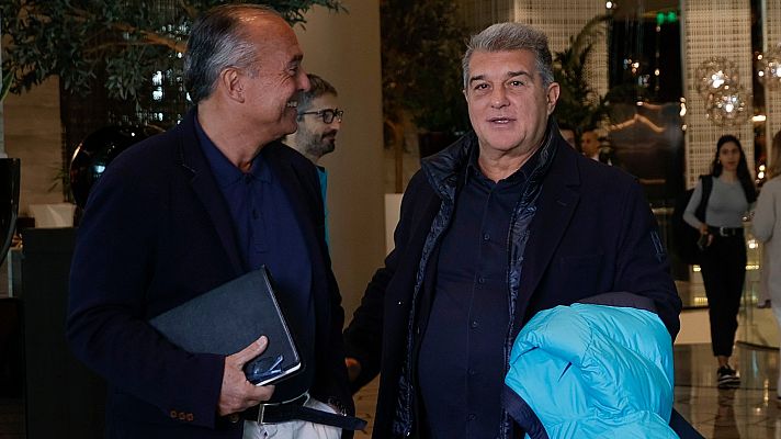 Telediario 1 - El Barcelona demanda a LaLiga por impedirle ampliar su masa salarial