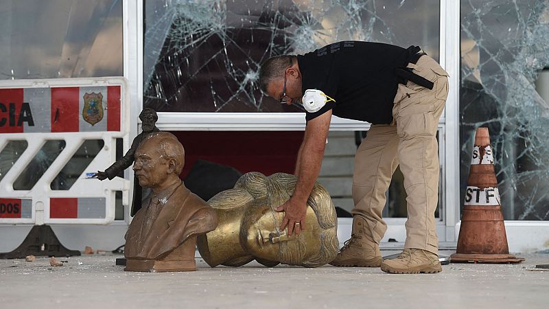 Perdidas millonarias de patrimonio en el asalto al poder en Brasil