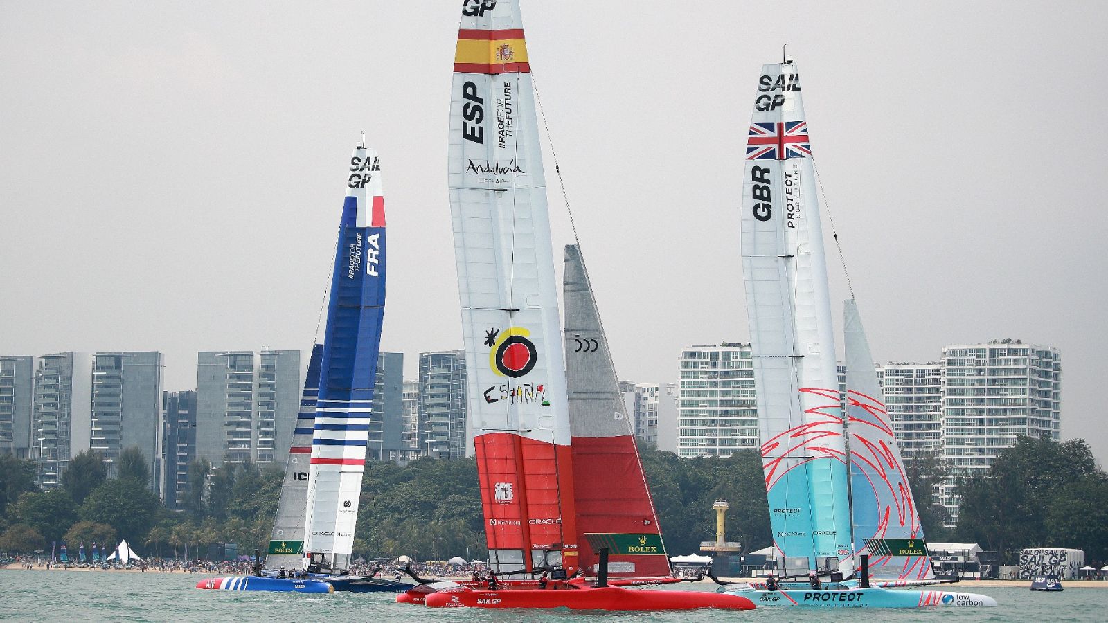 Vela - Sail GP. 1ª prueba Singapur - ver ahora