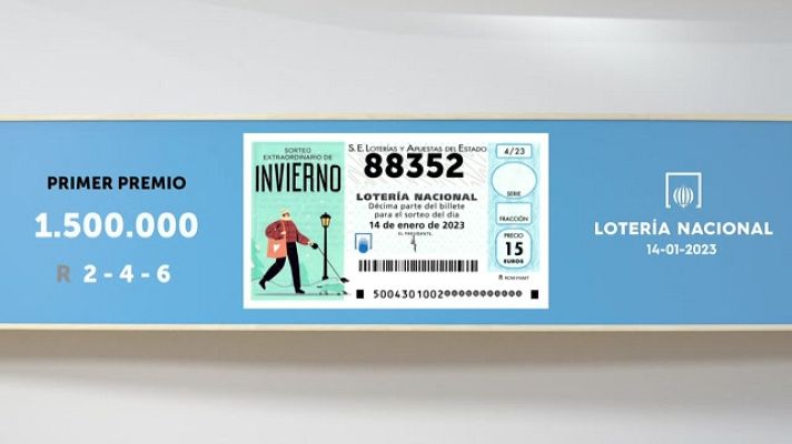 SELAE - Sorteo de la Lotería Nacional del 14/01/2023