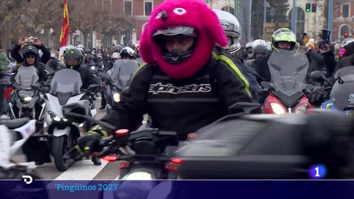 Telediario 1 - Pingüinos 2023: El sonido de las motos vuelve a Valladolid