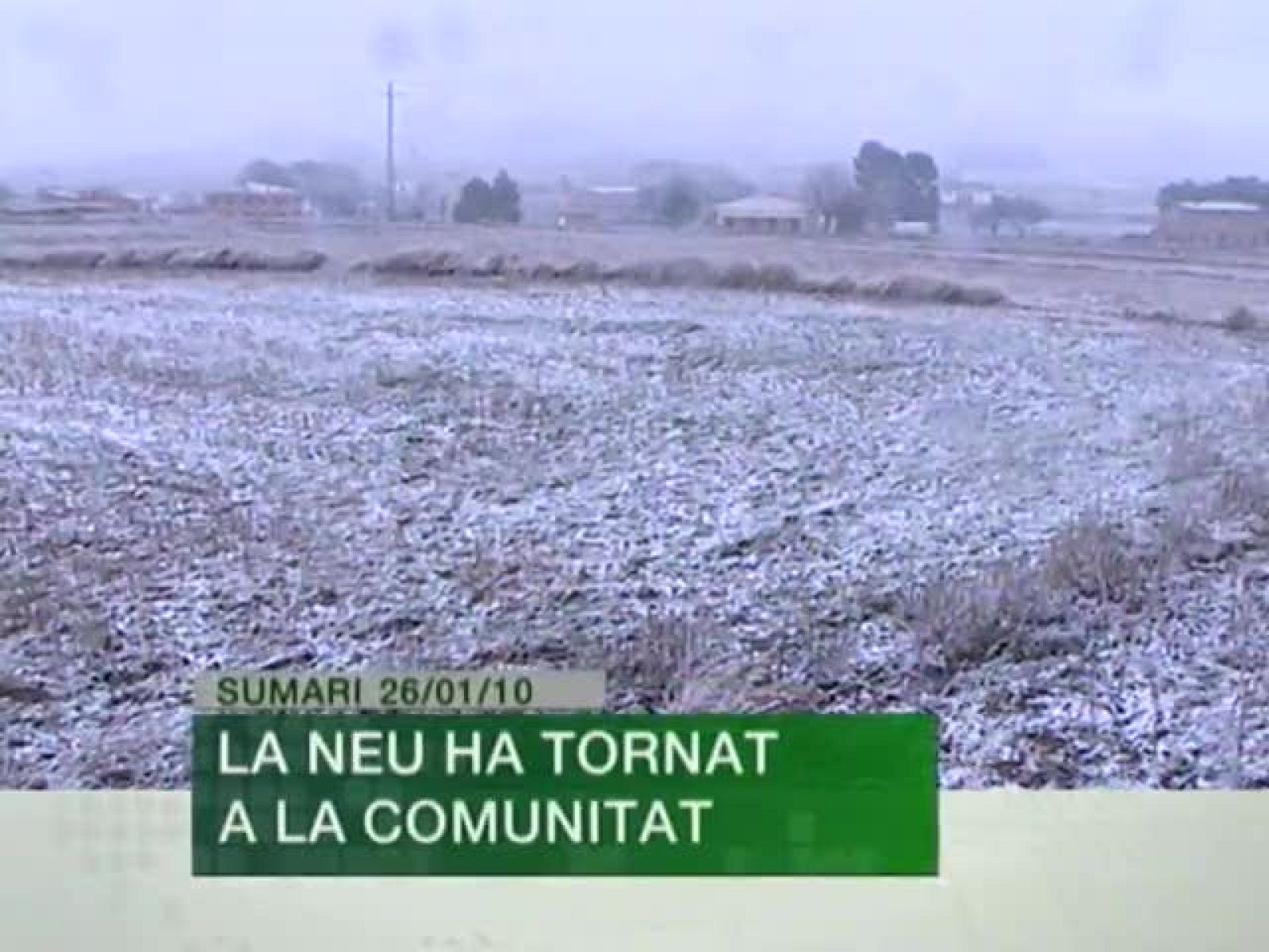 L'Informatiu. Informativo Territorial de la C.Valenciana (26/01/10)