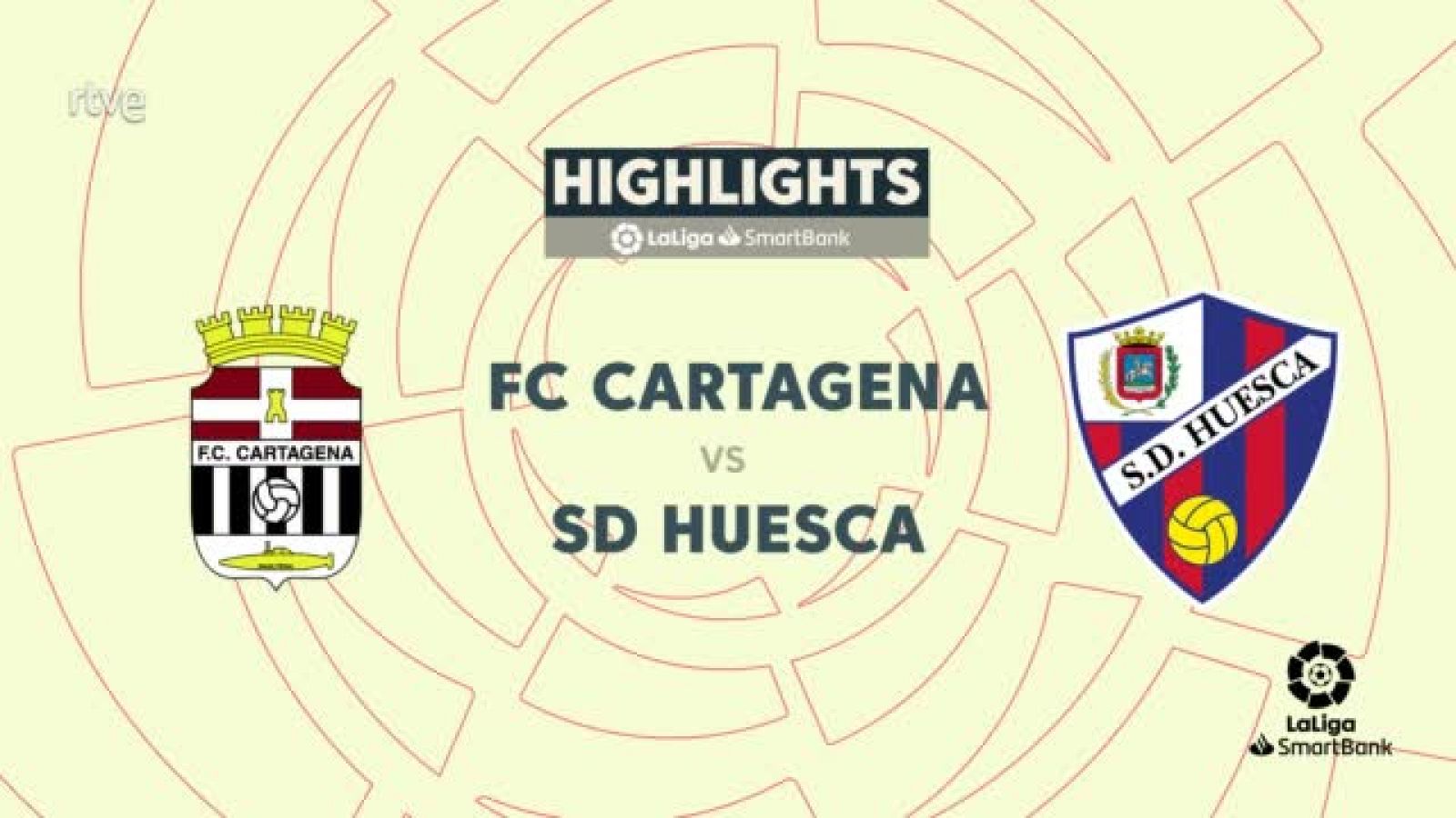 Cartagena - Huesca: resumen del partido de la 23ª jornada - ver ahora