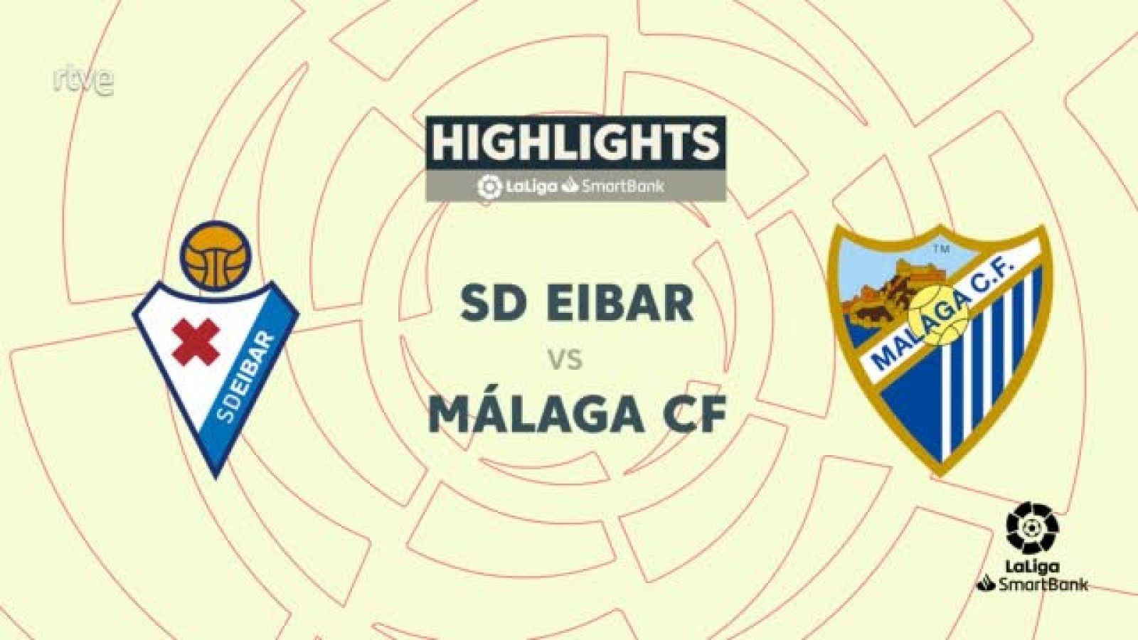 Eibar - Málaga: resumen del partido de la 23ª jornada de Liga - ver ahora