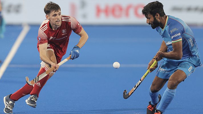 Hockey hierba y sala - Campeonato del Mundo masculino: Inglaterra - India