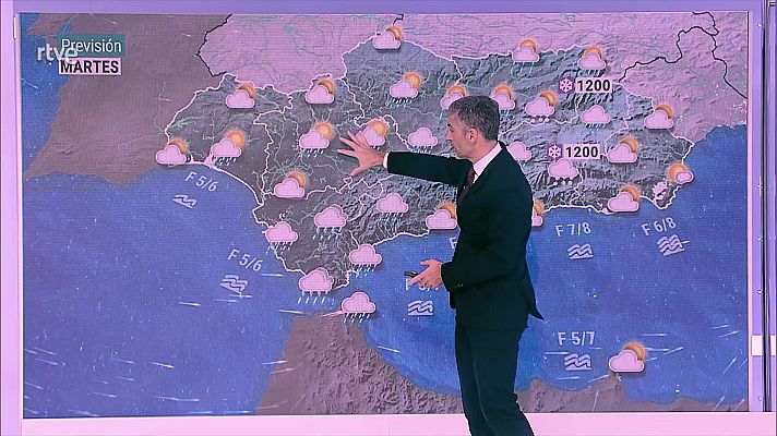 El tiempo - Viento fuerte en los tercios norte y este de la Península, así como en Baleares y el entorno de Alborán
