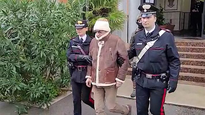 Telediario 2 - Detenido en Palermo el 'capo' de la Cosa Nostra, Matteo Messina