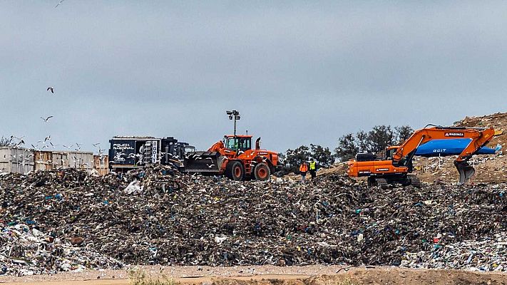 Telediario 2 - Los restos hallados en el vertedero de Toledo son de Ángel
