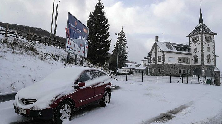 El tiempo - El temporal continúa con nevadas en el norte peninsular, viento y frío