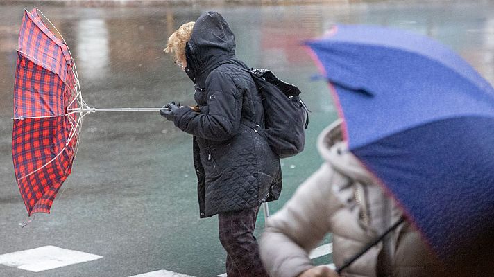 La hora de La 1 - Comunidades en alerta por la borrasca Fien